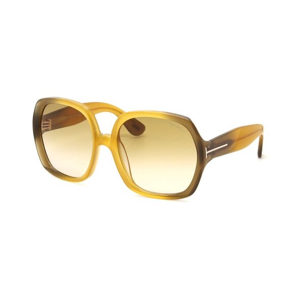 NEW TOM FORD WOMEN YELLOW SUNGLASSES - Picture 1 of 3